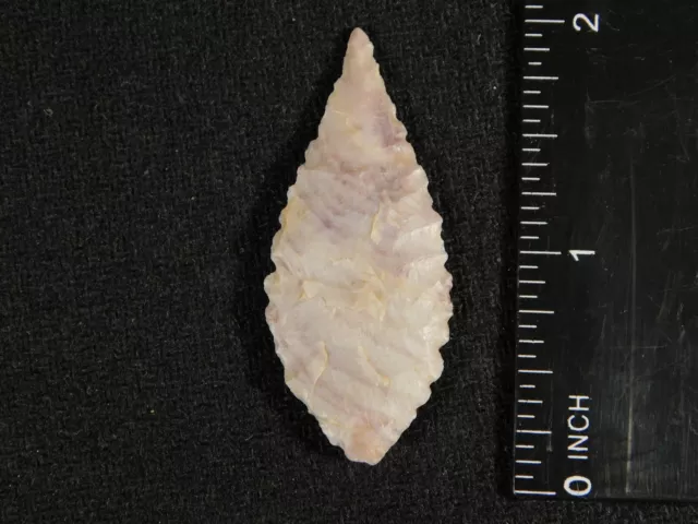 Ancient SERRATED Lanceolate Form Arrowhead or Flint Artifact Niger 5.24