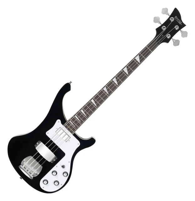 RB Bassgitarre E-Bass Longscale Humbucker Pickups Single Coil Pickups schwarz