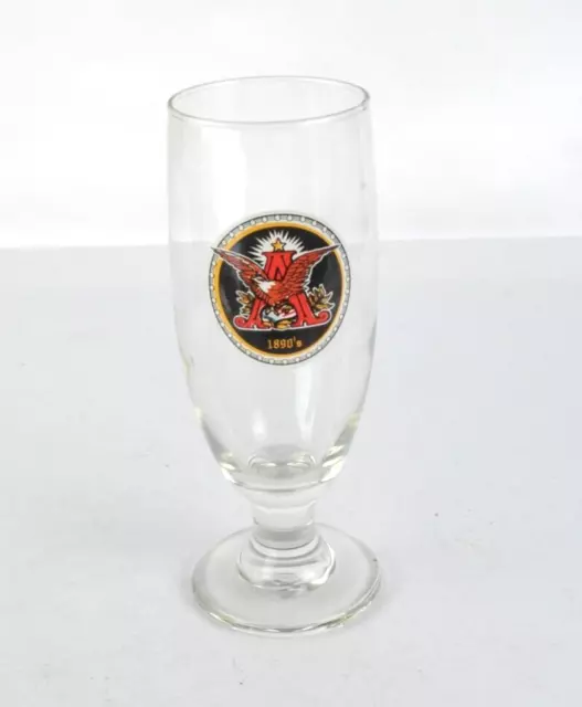 Budweiser Vintage Anheuser Busch Early 1900's Logo Glass Stemmed Tulip