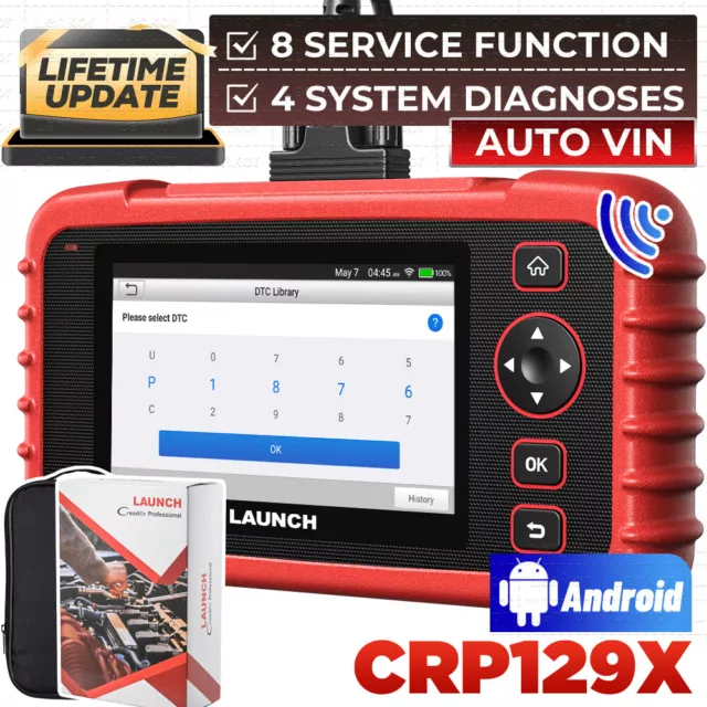 2024 LAUNCH X431 CRP129X Pro Outils diagnostics OBD 4 Systèmes & 8 Les fonctions