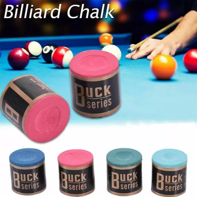 Pool Cue Chalk Snooker Cue Tip No-slip Chalk Table Billiards Chalk Accessories