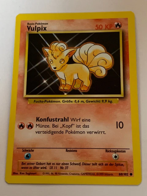 1995 vulpix pokemon card Pokemon Blaine's Vulpix 66/132 1st Edition (2000) PSA 10 – Zapp! Comics main image 1