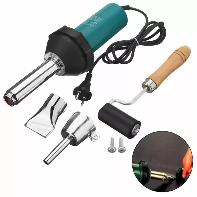 1*Hot 1080W AC 220V Hot Air Torch Plastic Welder Welding Heat Gun Pistol Kit AU