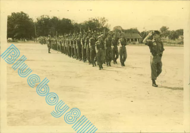 WW2 1/8 th Battalion Lancashire Fusiliers march Past Parade  India