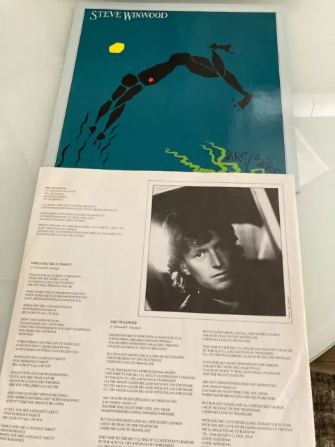Steve Winwood Arc of a diver, while you see a chance 1980