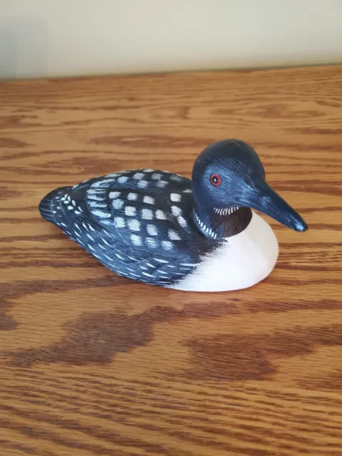 Vintage Briley Co Common Loon Figurine Signed Handcrafted USA