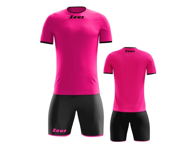 Completo Calcio ZEUS Manica Corta KIT STICKER Calcetto, Calcio A 5,  Volley, Training