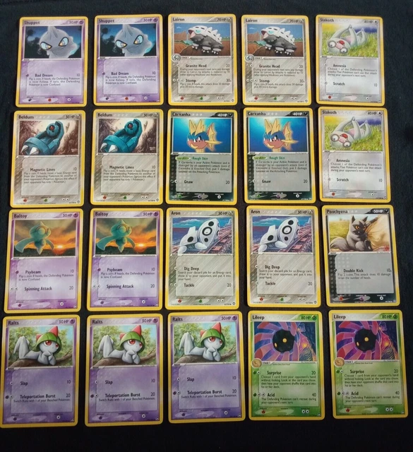 EX Power Keepers Pokemon Card Lot Of 49 Common Uncommon Seviper Machop Anorith