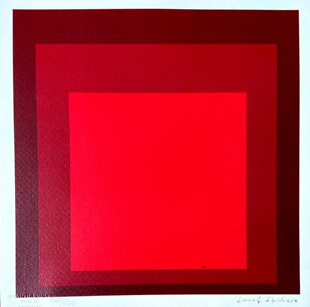 Josef Albers Litografía 1978 , 180 Ex. (Kandinsky Sam Francis Brancusi)