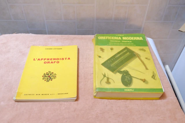 Libri Di Oreficeria E Apprendista Orafo Hoepli Vintage