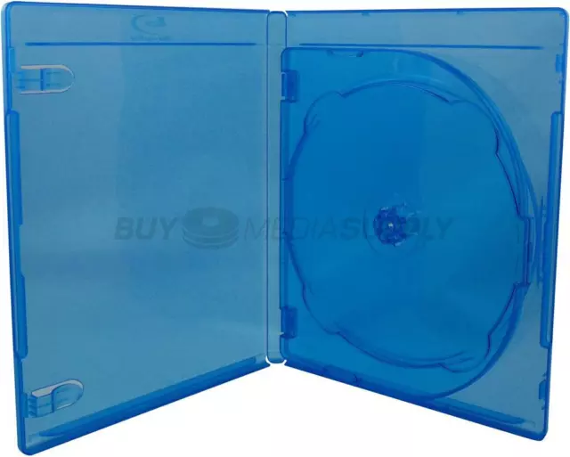 12mm Standard Blu-Ray 3 Discs DVD Case Lot