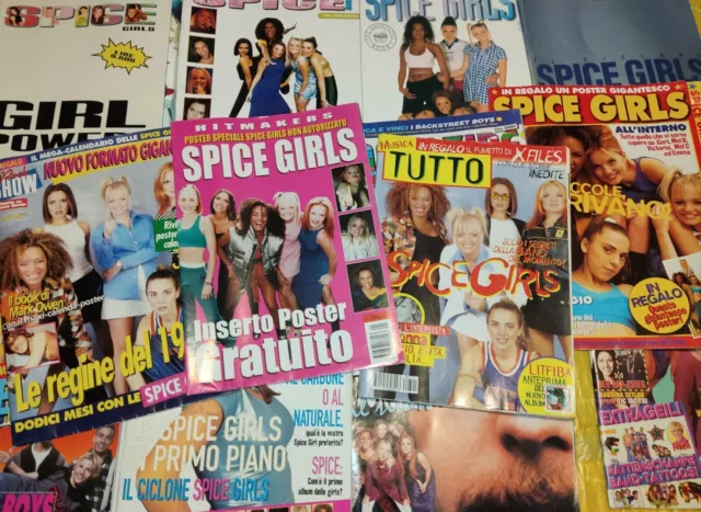 Lotto 12 riviste Spice Girls 1997