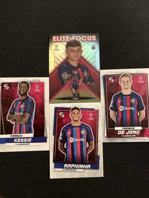 Topps Super Stars 22/23 FC Barcelona Elite Focus Pedri & more