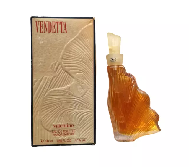 (239,98Eur/100Ml) Valentino - Vendetta Femme 50Ml Eau De Toilette Spray Neu Ovp