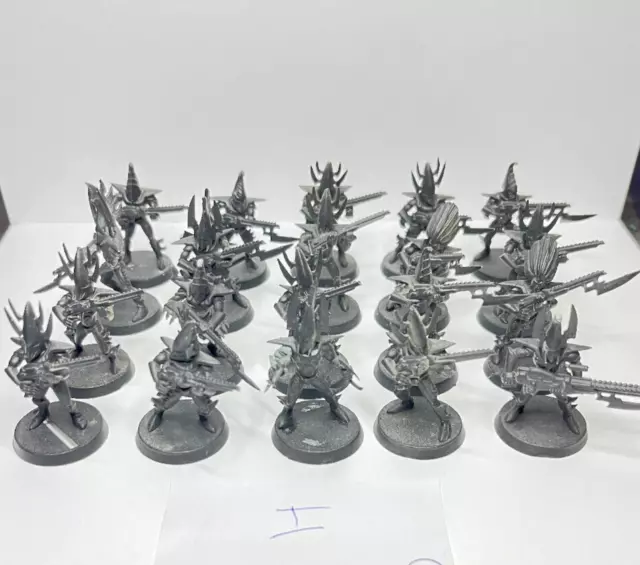 20 Kabalite Warrior Dark Eldar Krieger Drukhari OOP RAR Warhammer 40k #1