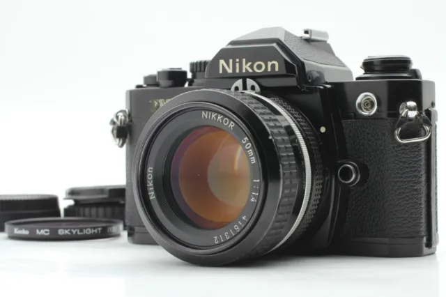 **NEAR MINT LENS** Nikon FM2 Black Film Camera + Ai Nikkor 50mm f/1.4 From Japan
