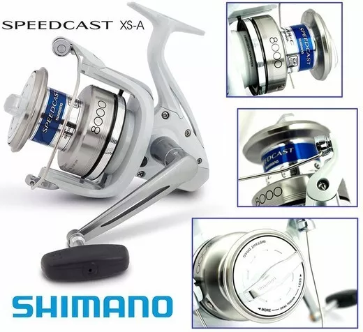 Mulinello Pesca Shimano Speedcast 8000 Xsa Nuovo