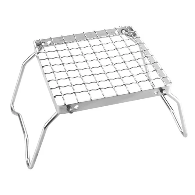 Grill Pliant Highlander Pour Camping, Randonnée, Trekking, Portable, Neuf