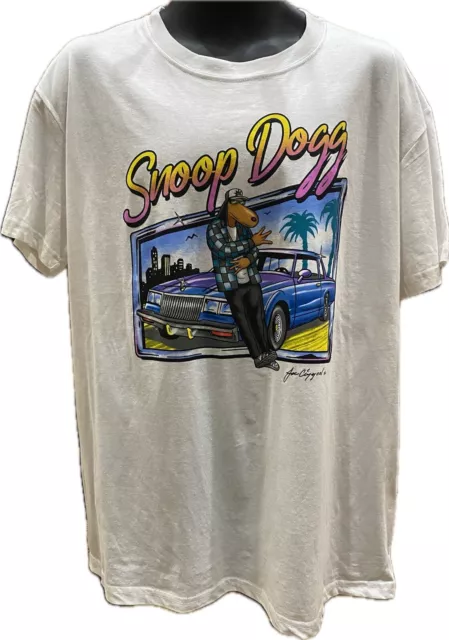 Snoop Dogg Joe Cool Tee T-shirt |  XL / Extra Large | New White