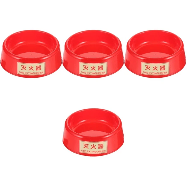 Confezione da 4 supporti estintori plastica kit di montaggio estintore rosso