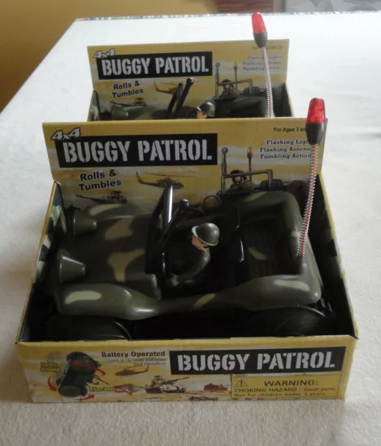 2 New Westminster 4X4 Buggy Patrol Army Vehicle Jeep Rolls Tumbles C Batteries