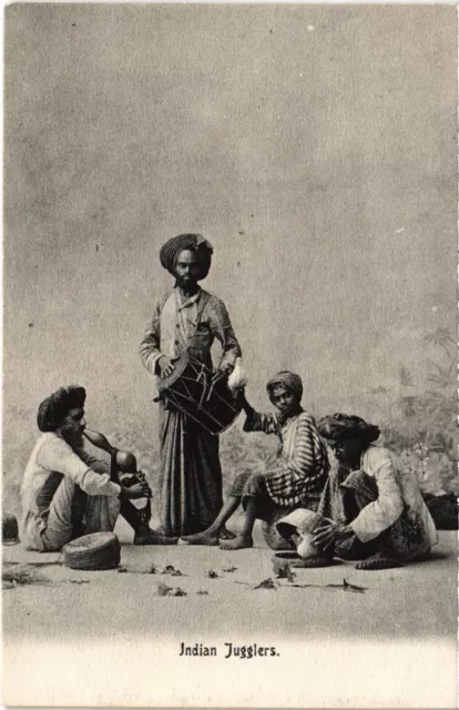 SINGAPORE PC, INDIAN JUGGLERS, Vintage Postcard (b47723)