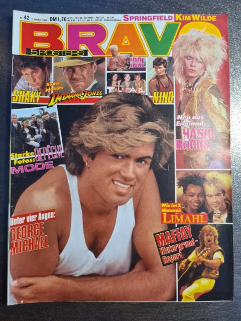 BRAVO 42/1984 Heft Komplett - George Michael, Peter Maffay, Depeche Mode - Top!