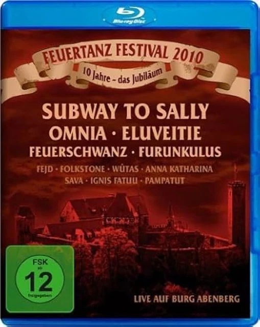 BLURAY FEUERTANZ FESTIVAL 2010 Live auf Burg Abenberg EUR 7
