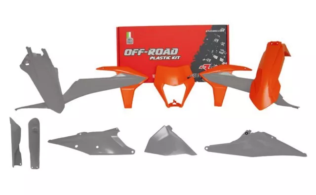 Racetech Plastik Komplett Kit KTM EXC EXF 250 350 450 2020 2021 Satz Teile grau
