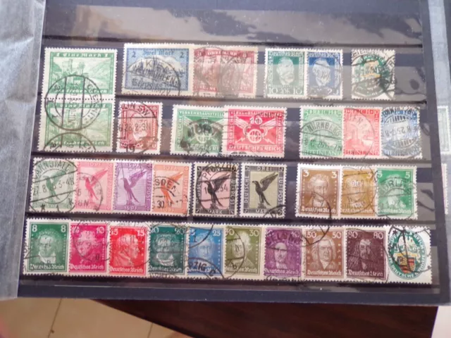 kl Lot Briefmarken   Deutsches Reich,  Gebiete   # 12