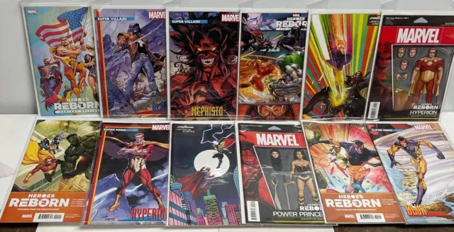 Heroes Reborn 1-7 Lot of 27 Books with One-Shots and Variants 2021 Marvel Comics