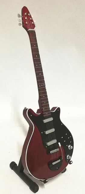 Special Rouge Queen Brian May Luxuskoffe IN Miniature - Mini Guitare Guitarra