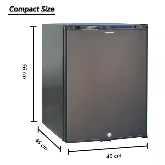 12V 2-Way 36L Camper frigo Mini refroidisseur d’absorption Minibar verrouillage 3