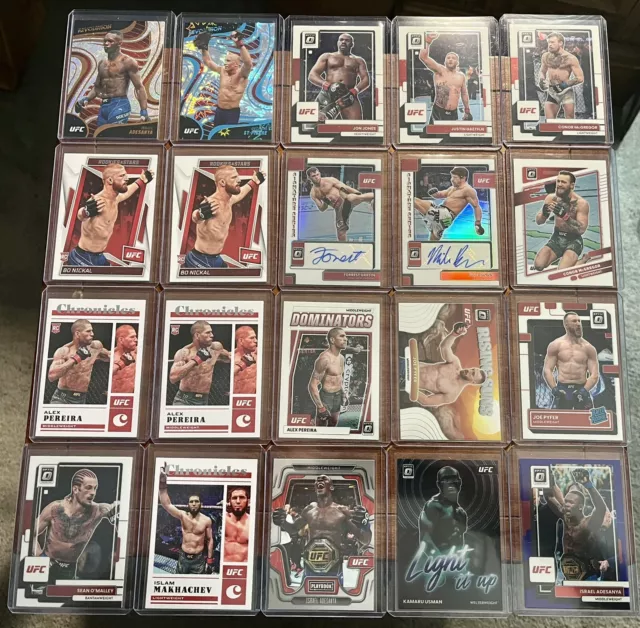 UFC Cards Lot! Prizm Optic Select