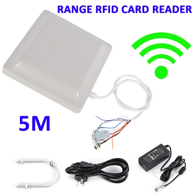 5M Card Reader UHF RFID RS232/RS485/Wiegand26 Parking Access Control Range Read