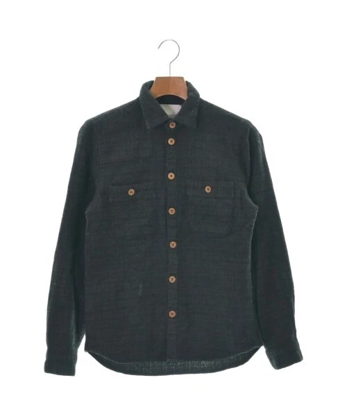 nanamica Casual Shirt GrayxBrown(Check Pattern) L 2200333651131