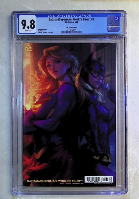 Batman Superman World’s Finest #1 2023 DC Stanley Artgerm Lau Variant CGC 9.8