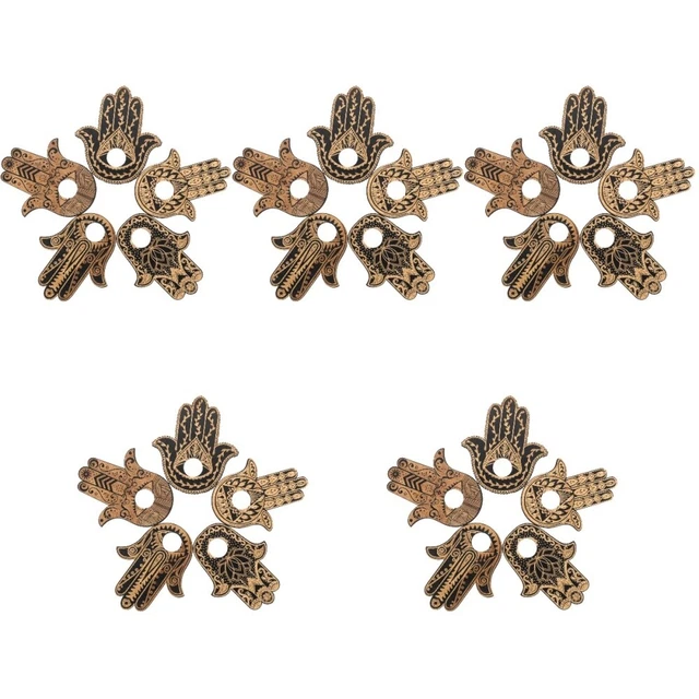 20 pcs Witchy  Decorative Wooden Sphere Holder Witch Decor
