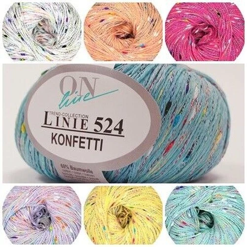 Pelote De Laine ONLINE LINIE 585 - Multicolore - Aiguille 5,5 - 1 Pelote Neuve