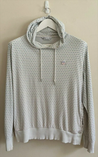 UMBRO x KIM JONES Colour-Gradient Patterned Hoodie - 100% Cotton - Mens Size M