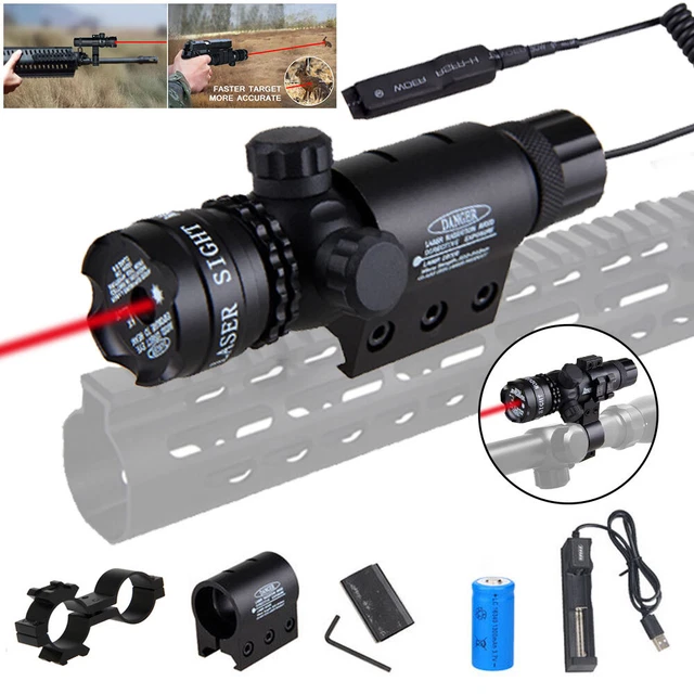 Trinity Red Dot Laser Sight For Beretta 92X Pistol – Picatinny Rail Mount, Tactical Hunting Aiming Laser, Black Aluminum