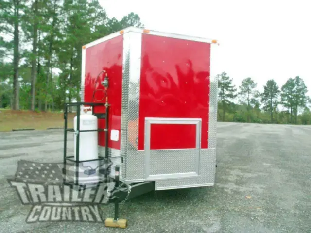 NEW 8.5 X 22 Enclosed Food Vending Mobile Kitchen Concession Catering Trailer 2