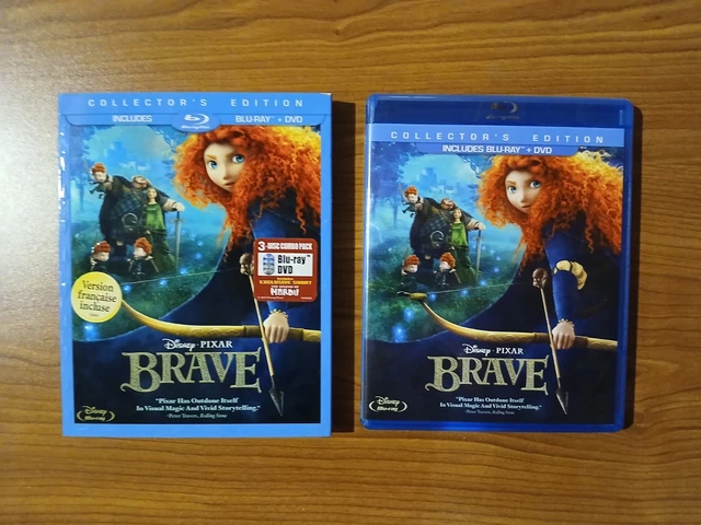 BRAVE (BLU-RAY/DVD - Collector's Edition - 3 Disc Set - Slip Cover) $15