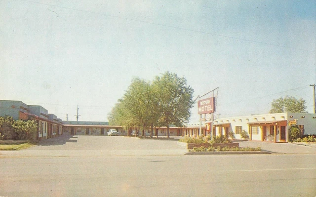 West Holbrook, Arizona Postcard Western Motel Route 66 About 1950s   L4