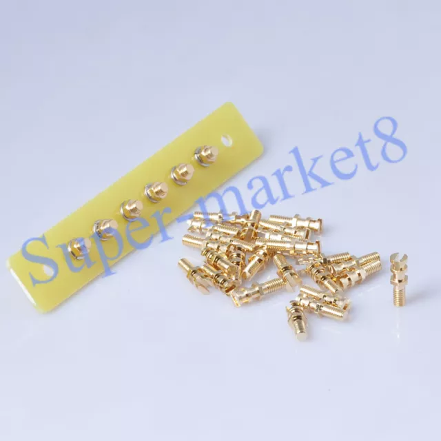20pcs Turret with Thread Screw Lug 11.6mm Length Terminal Board Tube Amp Parts 2