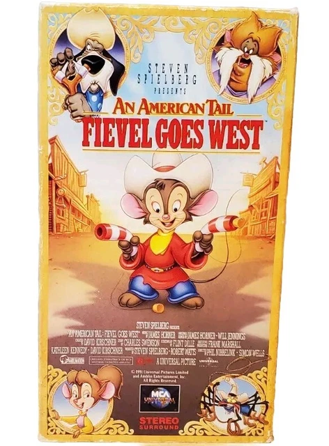 An American Tail Fievel Goes West 1992 Vhs AN AMERICAN TAIL: Fievel Goes West VHS (Steven Spielberg) 1992 $6.96