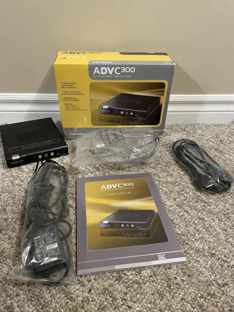 Grass Valley Canopus ADVC-300 Analog To Digital Bidirectional Video Converter