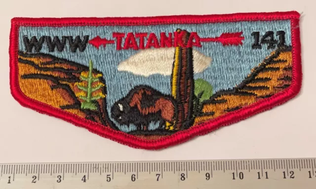 OA Lodge 141 Tatanka S4 Buffalo Trail Council Texas Vintage BSA Boy Scouts CB