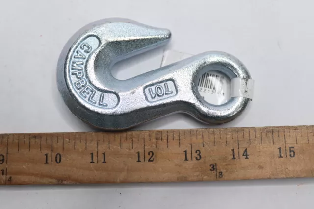 Campbell Eye Grab Hook Grade 43 Zinc Plated 3/8" T9001624 3
