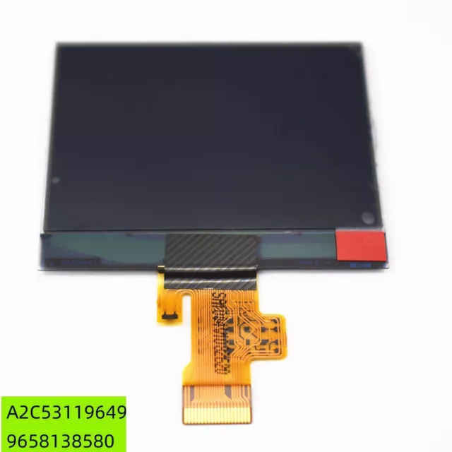 Car Dashboard LCD Display For Peugeot 407 2004-06 Dashboard Screen Pixel Repair